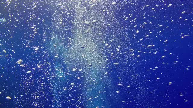 Air Bubbles in the Blue Water