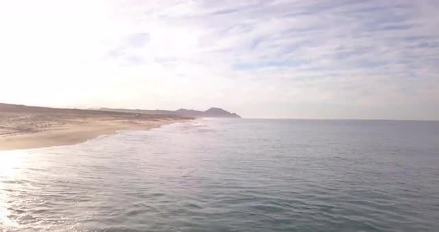 Mexico Beach Drone Aerial Todos Santos [4K]