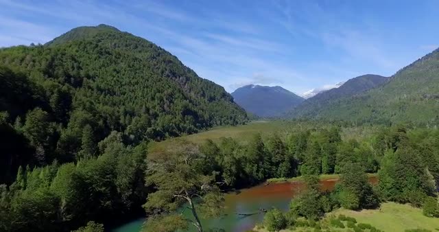 Aerial Drone 4k - Puelo Basin