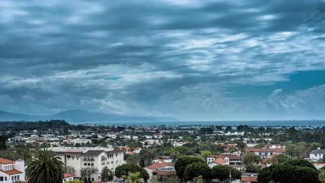 4096  View from Santa Barbara Court House Time-Lapse