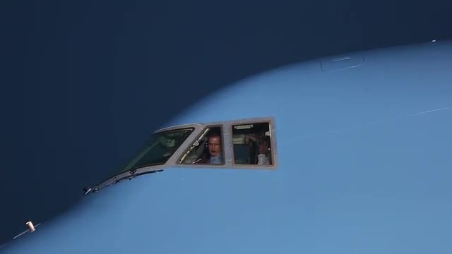 Cockpit of the Air Force One