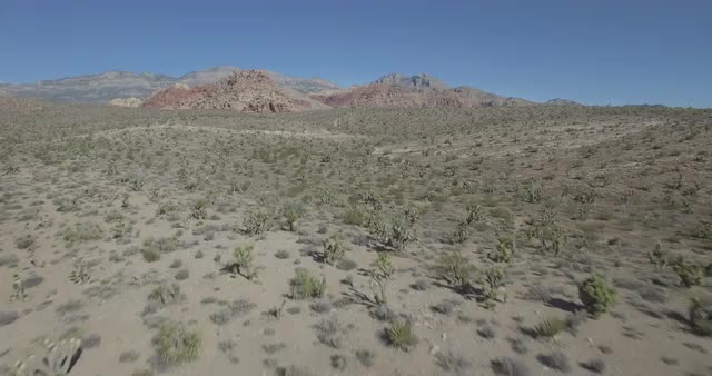 Aerial view of Red Rock Canyon in Las Vegas, Nevada