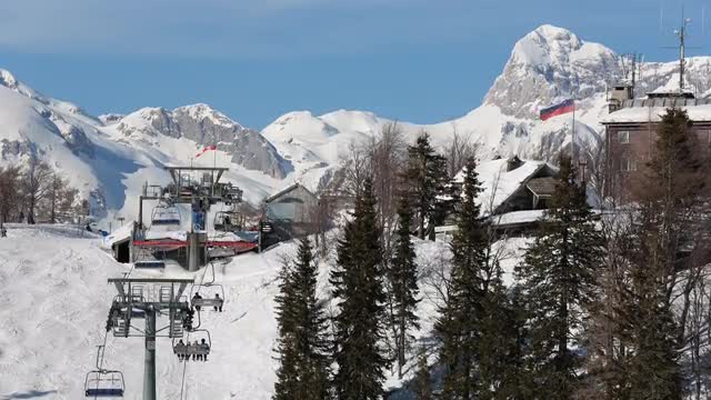 Skiing&amp;Winterscapes Time Lapse In 4K (49)