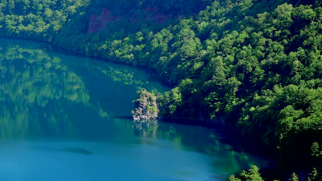 Fresh green at Lake Towada, Aomori Prefecture, Japan