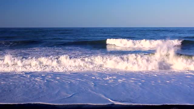 Sea and blue sky, Hokkaido, Japan