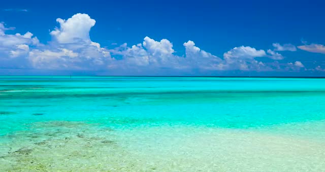 Beautiful sea in Okinawa, Japan