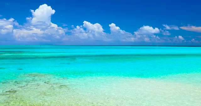 Beautiful sea in Okinawa, Japan