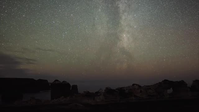 Loch Ard Gorge under the southern stars
