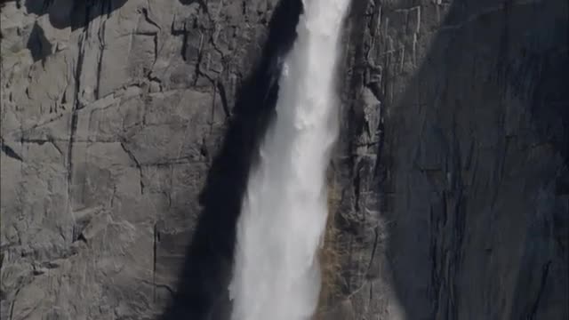 Aerial View of Yosemite Falls