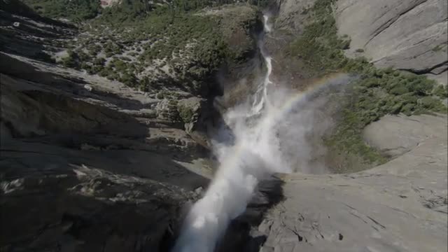 Aerial View of Yosemite Falls