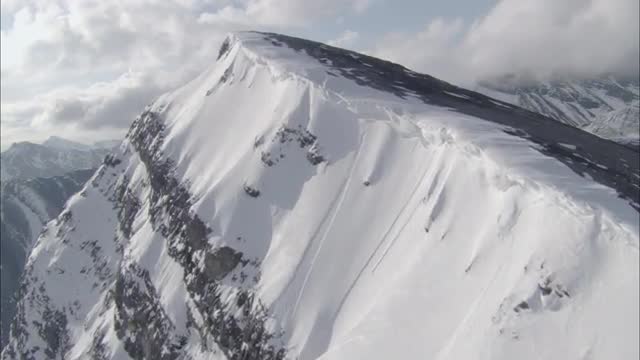 Aerial View of the Canadian Rockies