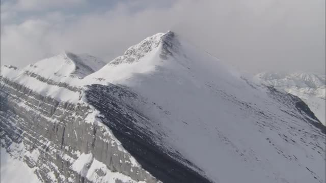 Aerial View of the Canadian Rockies