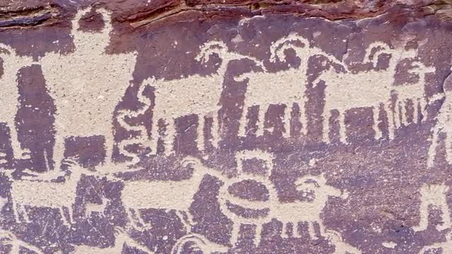 The Great Hunt panel in Nine Mile Canyon