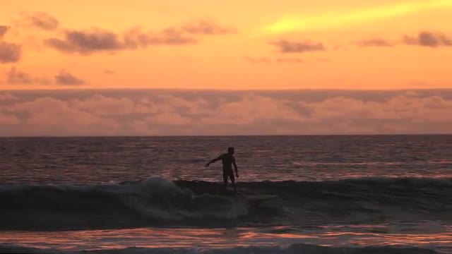 Sunset Surfer Telephoto 