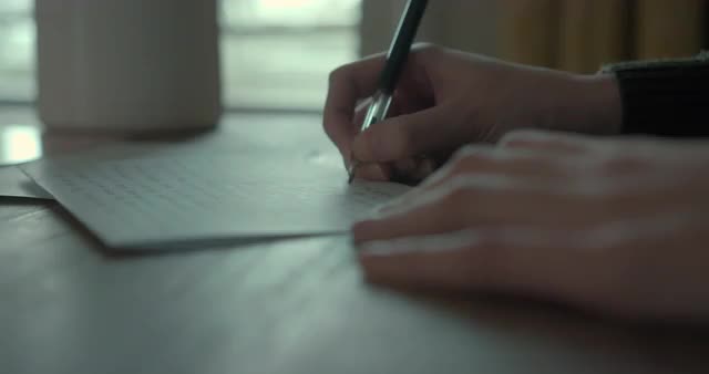  Woman writing