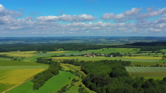 Green farmland landscape.