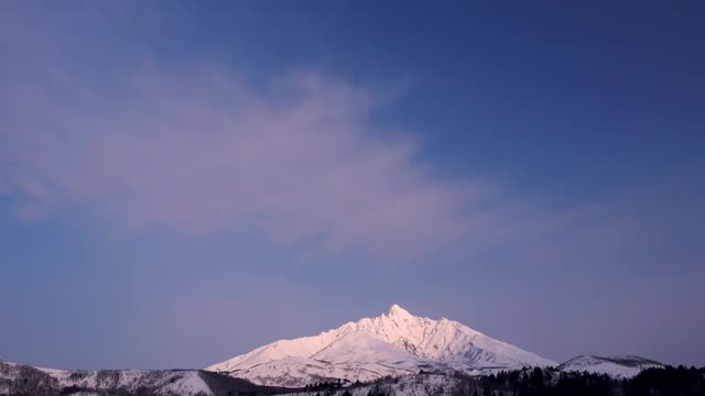 Frozen landscape, Hokkaido, Japan