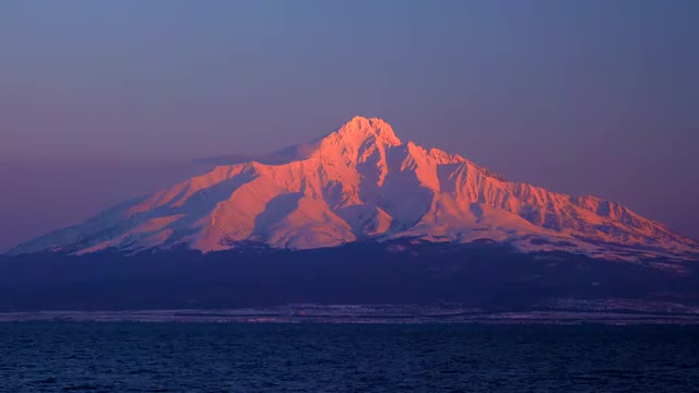 Frozen landscape, Hokkaido, Japan