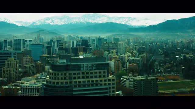 Aerial Shot of Santiago Chile