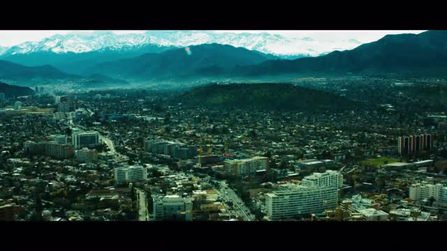 Aerial Shot of Santiago Chile