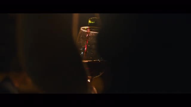 Pouring Wine into a Glass