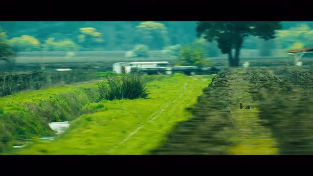 Tracking Shot Passing a Farm Field Santiago Chile