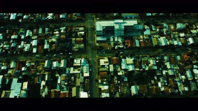 Aerial Shot of Urban Santiago Chile