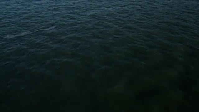 Aerial Ocean view sea level