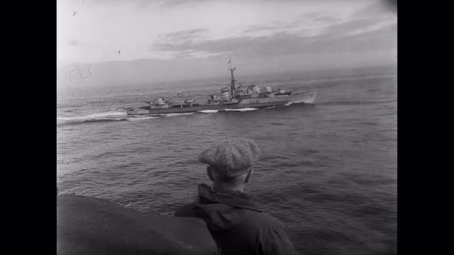 573289357 / Harry Truman / Ship Journey / USS Augusta / Atlantic Ocean / 1945