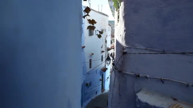 Alleyway in Chefchaouen, Morocco
