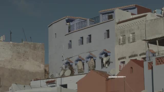 Architecture in Chefchaouen, Morocco