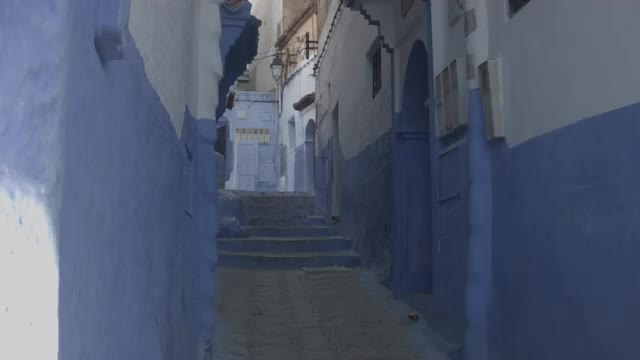 Alleyway in Chefchaouen, Morocco