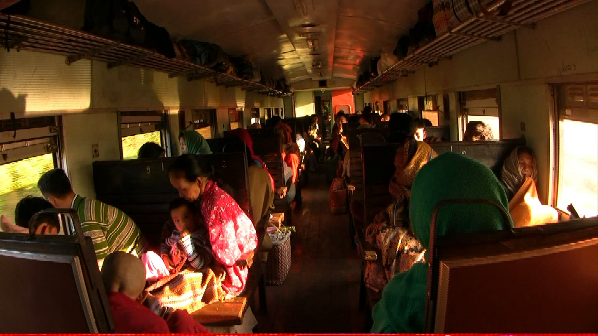 264485459 / Railway Ride / Passenger Train / Myanmar