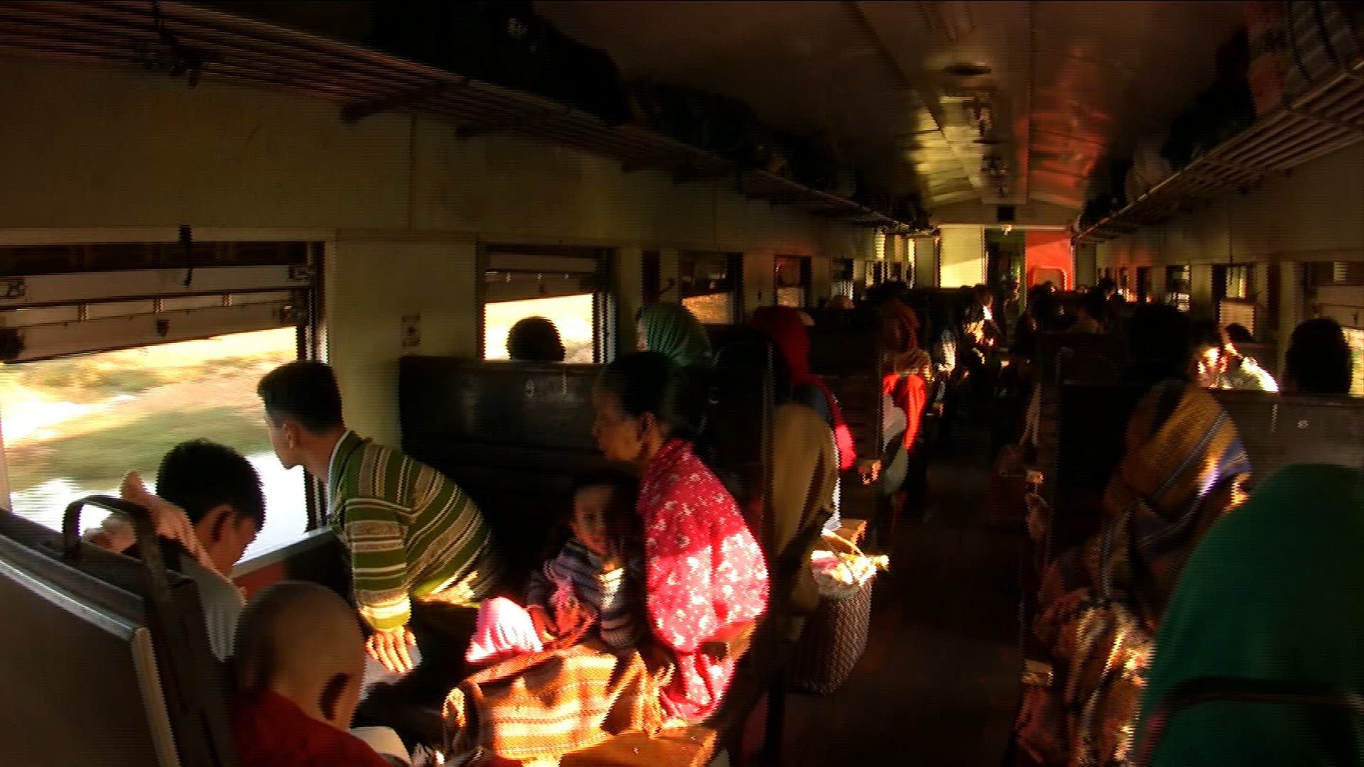 301171495 / Railway Ride / Passenger Train / Myanmar