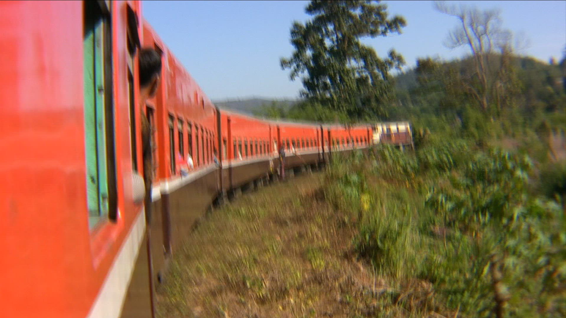 443008404 / Railway Ride / Passenger Train / Myanmar