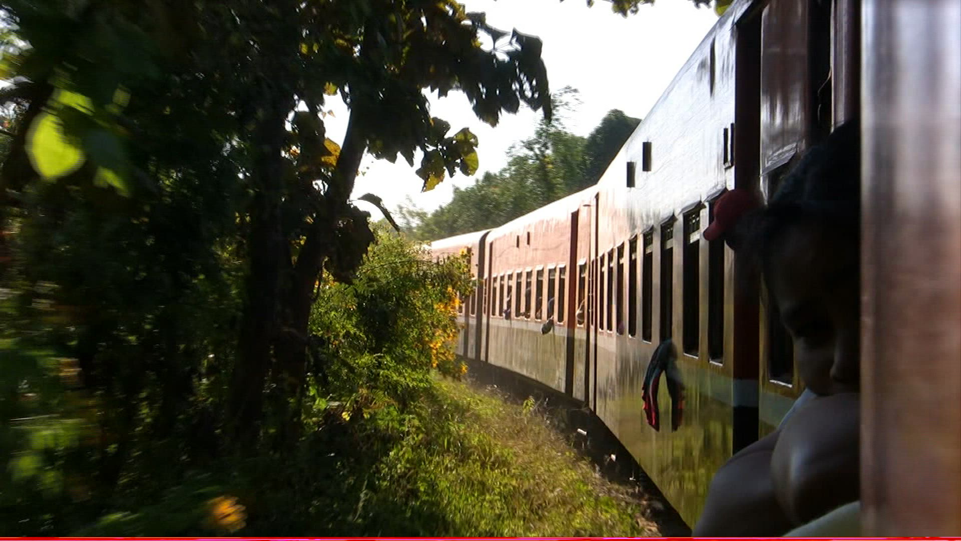 509905876 / Railway Ride / Passenger Train / Myanmar