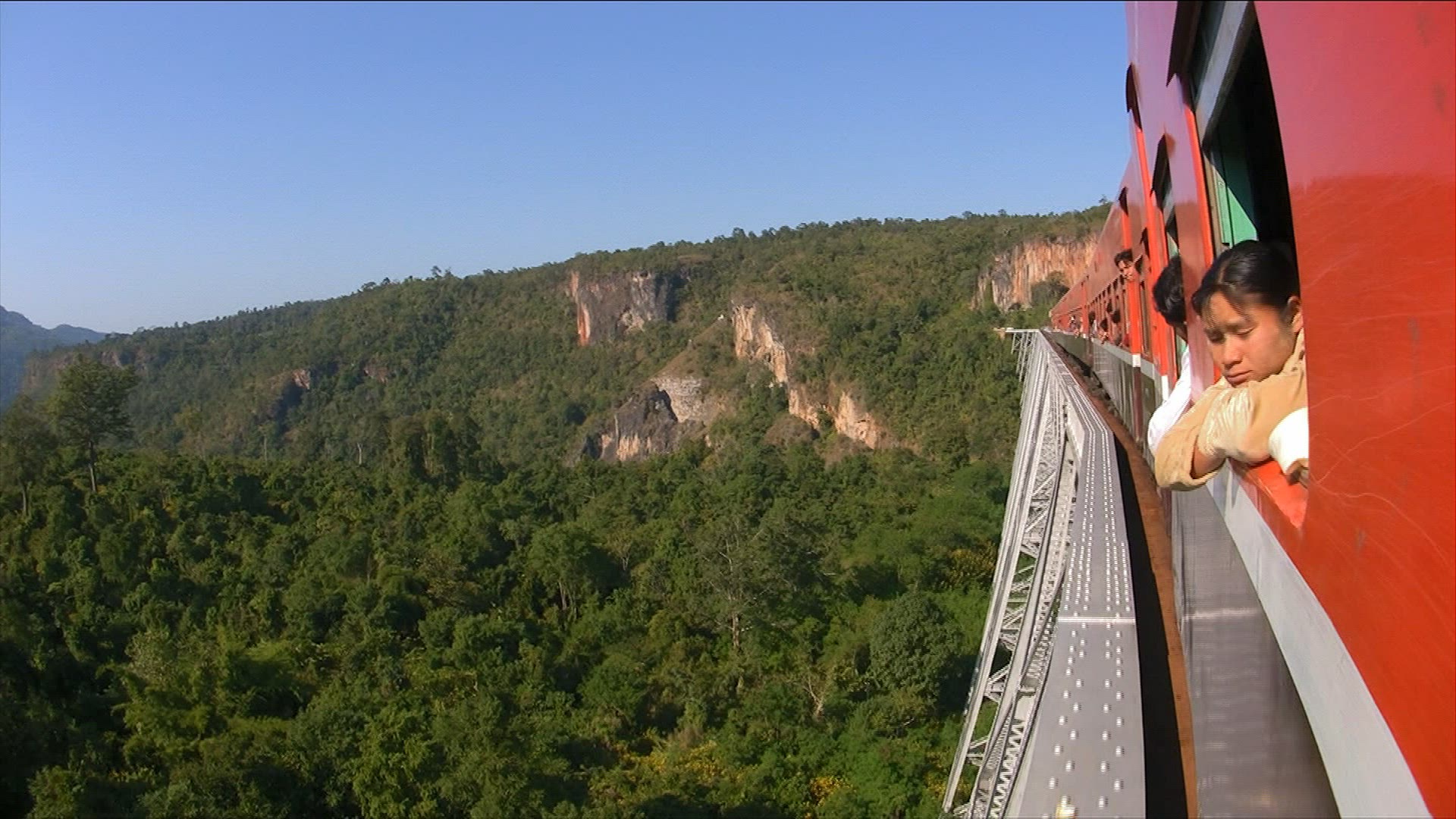 332268059 / Railway Ride / Passenger Train / Myanmar