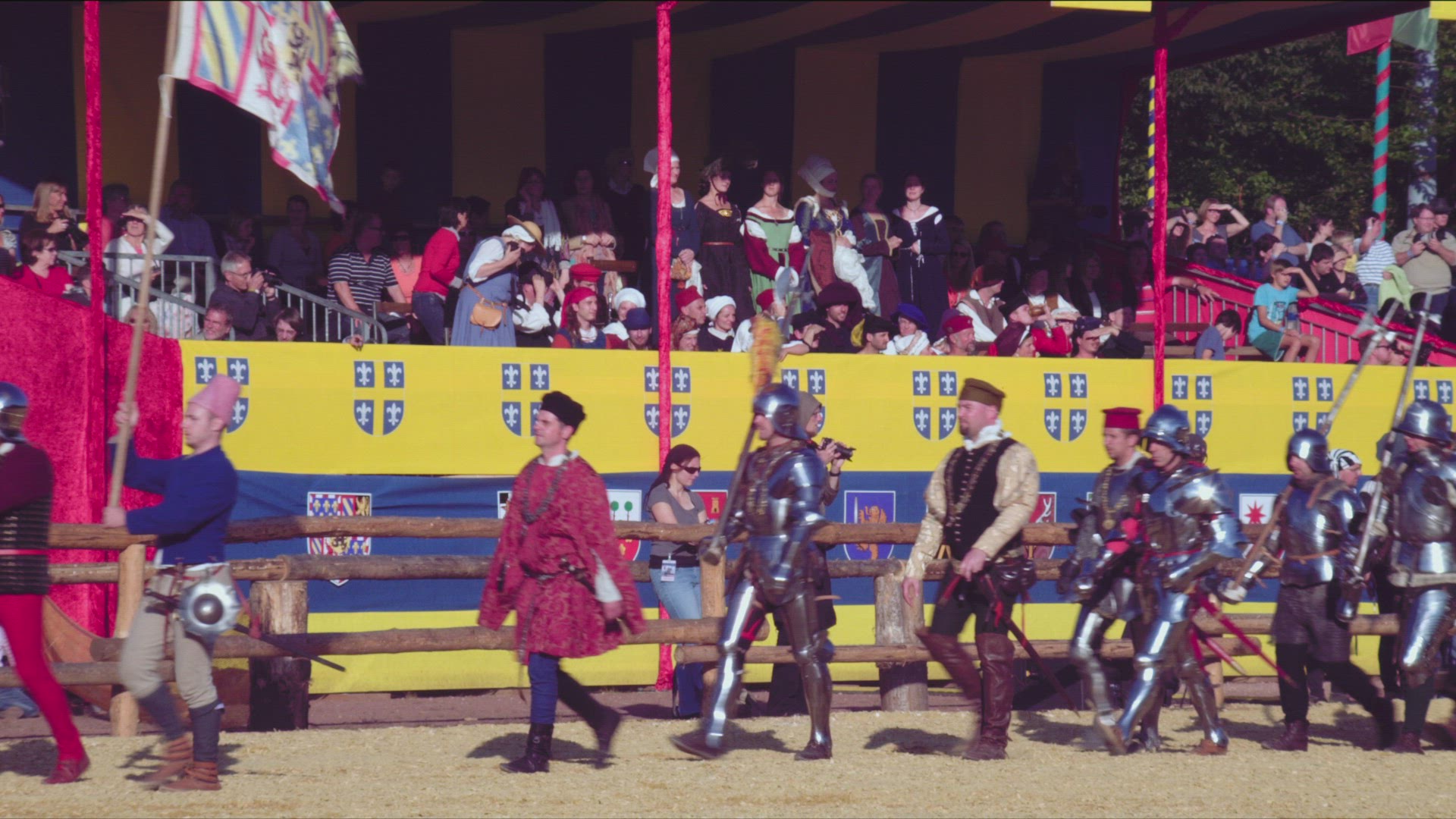 525715692 / Knight Tournament / Reenactment / Coming In / Germany