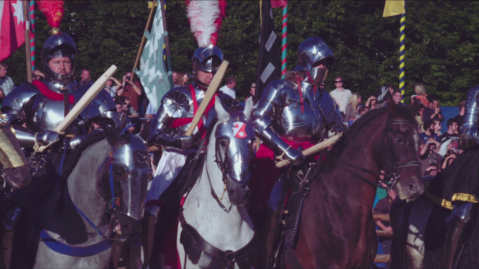 877415594 / Knight Tournament / Reenactment / Coming In / Germany