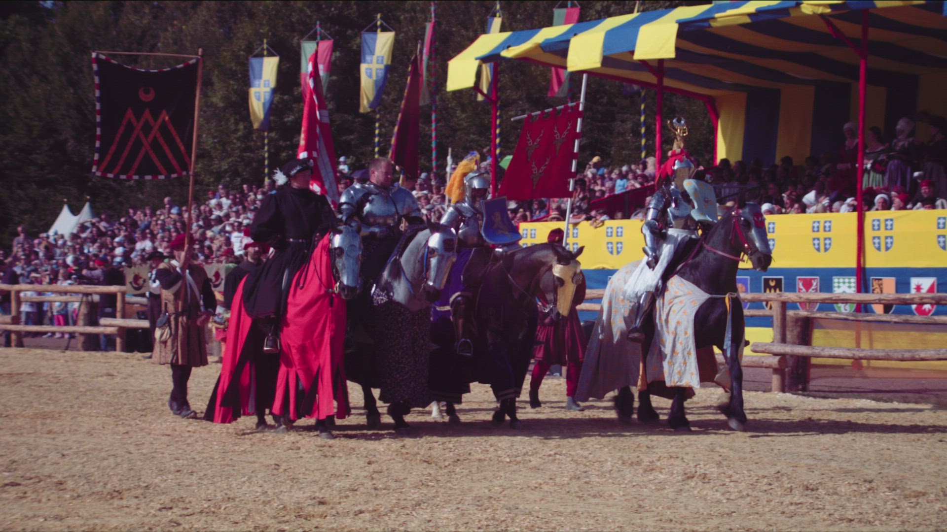 154935263 / Knight Tournament / Reenactment / Joust / Germany