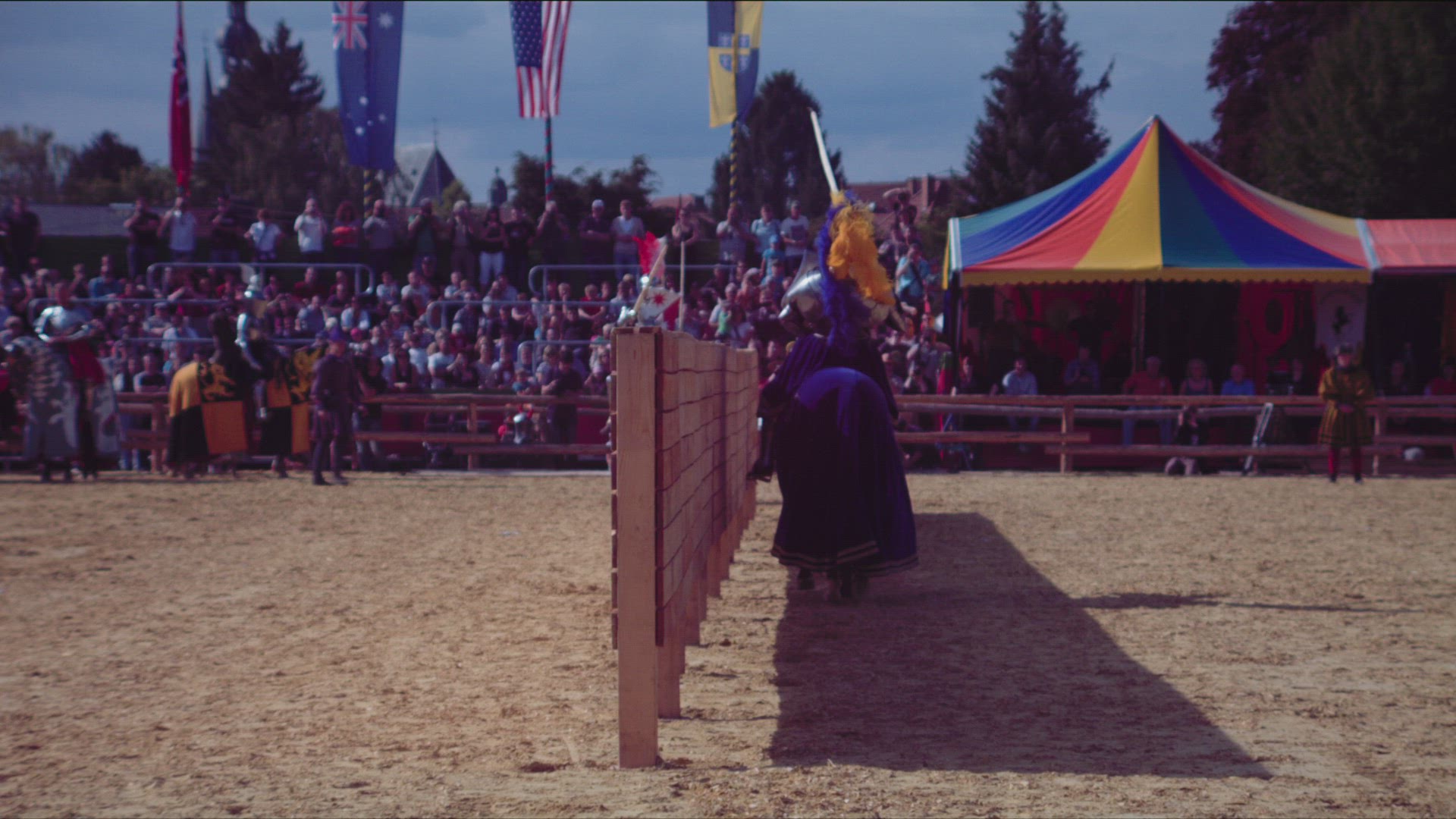 884118697 / Knight Tournament / Reenactment / Joust / Germany