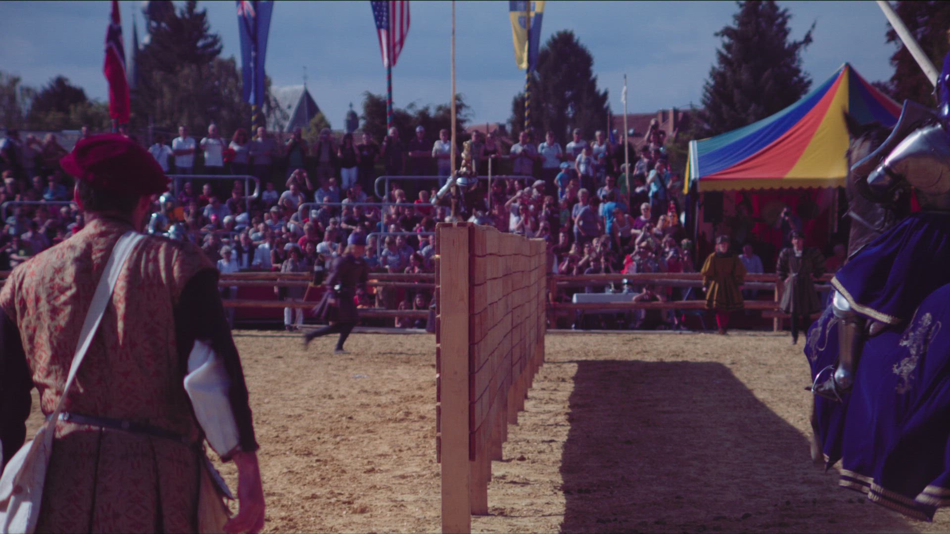 903491639 / Knight Tournament / Reenactment / Joust / Germany