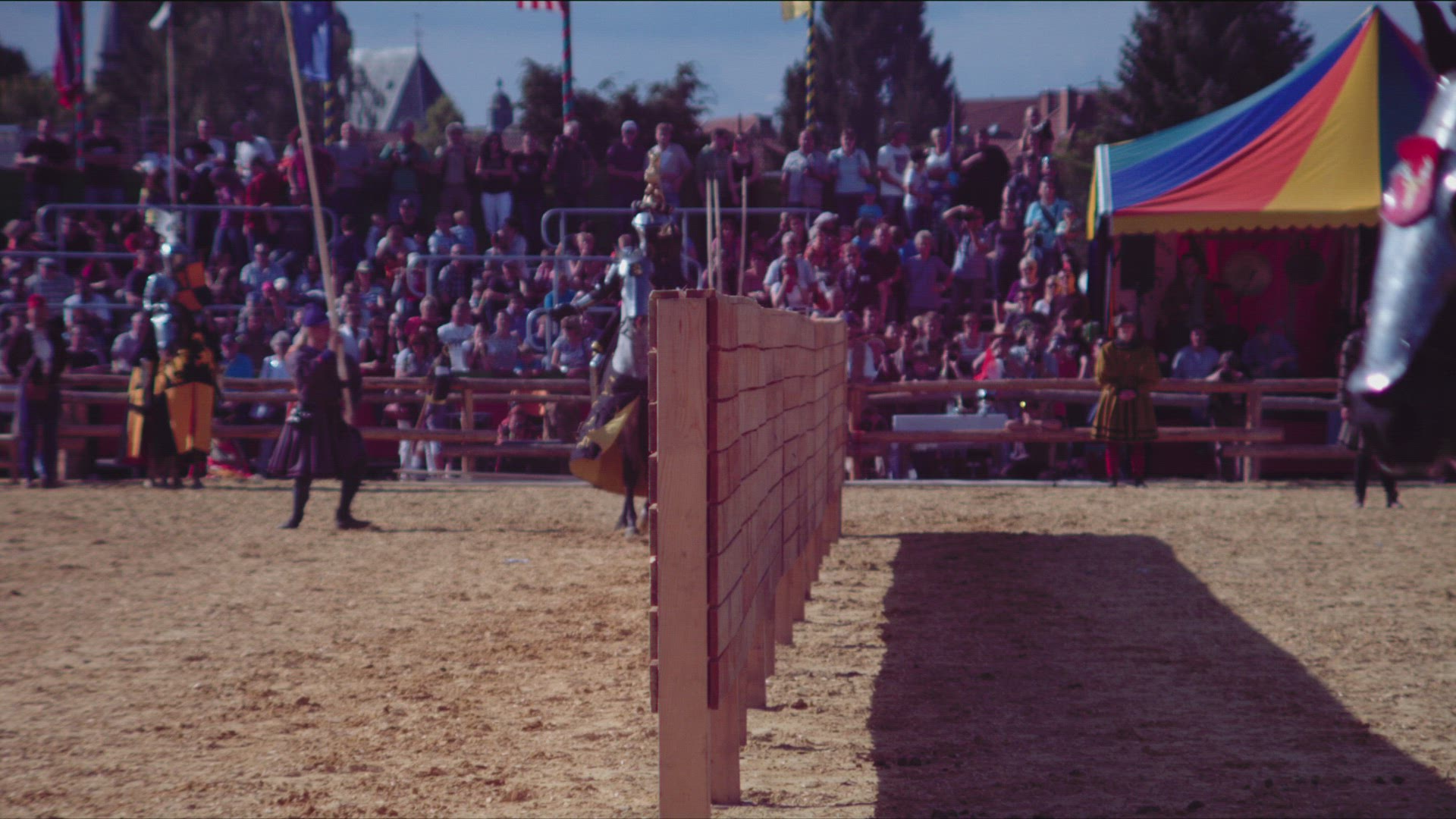 373105713 / Knight Tournament / Reenactment / Joust / Germany