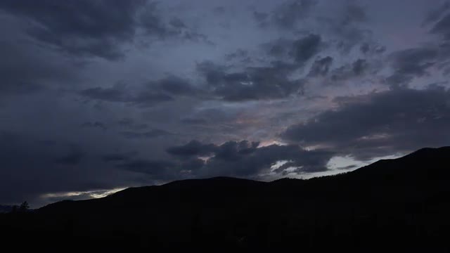 Blue Sunset Time Lapse