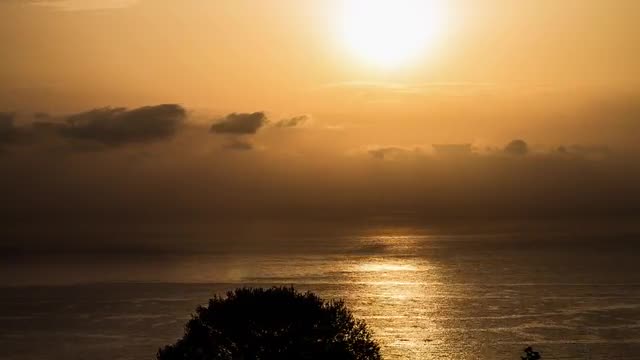 Cala Gonone Sunrise Close, Timelapse, Sardinia, Italy