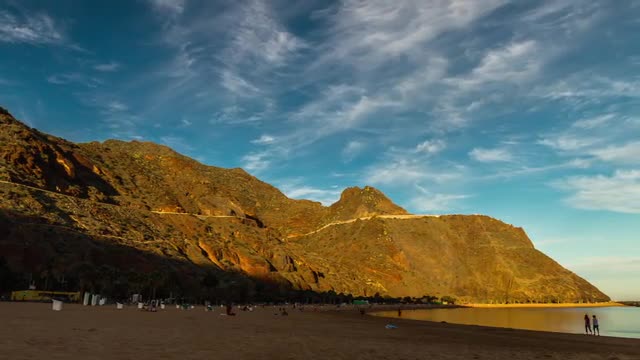 Playa de las Terasitas, Timelapse, Tenerife, Spain