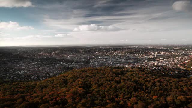 Stuttgart Cityscape, Timelapse, Germany