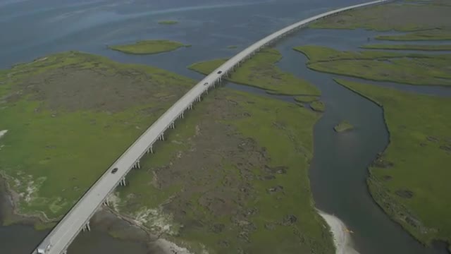 Aerial shot of Freeway