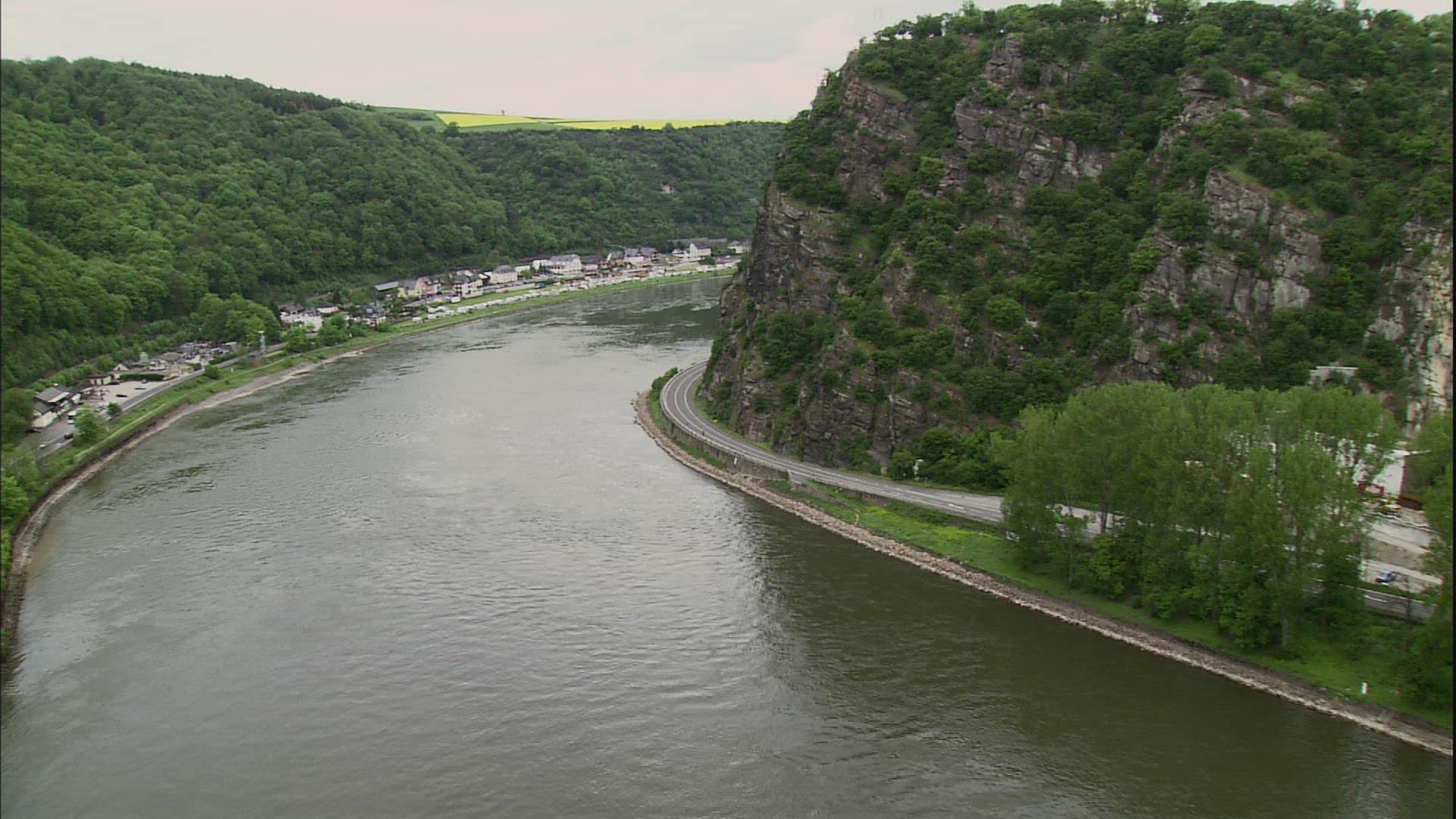 198930308 / Loreley / Rhine / Germany / Aerial