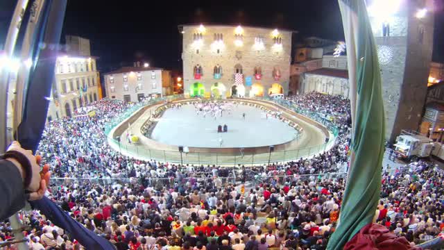 Giostra dell'orso. Pistoia, Italy.